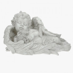 Скульптура из мрамора S_28 Ангелочек спящий